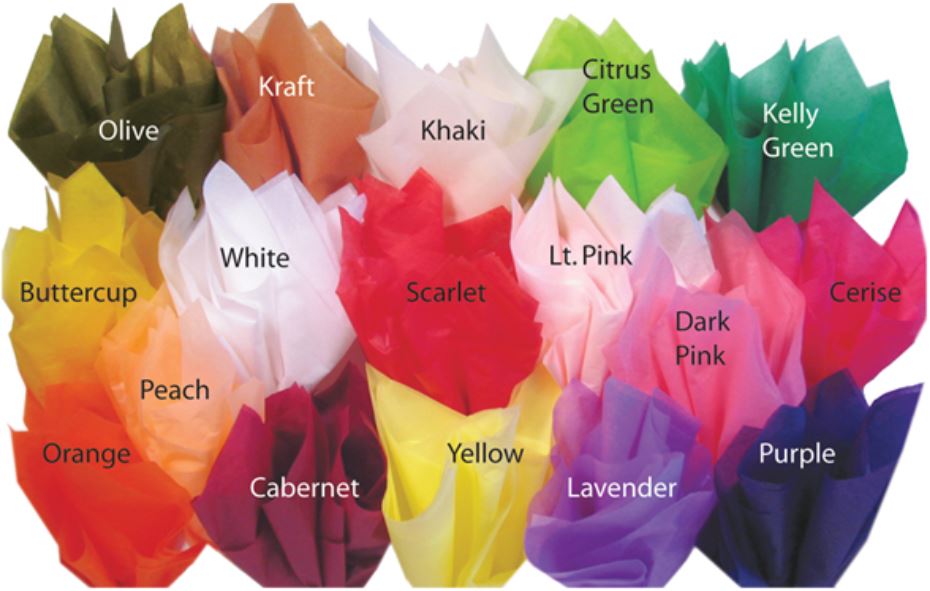 Waxed Tissue Colors Image