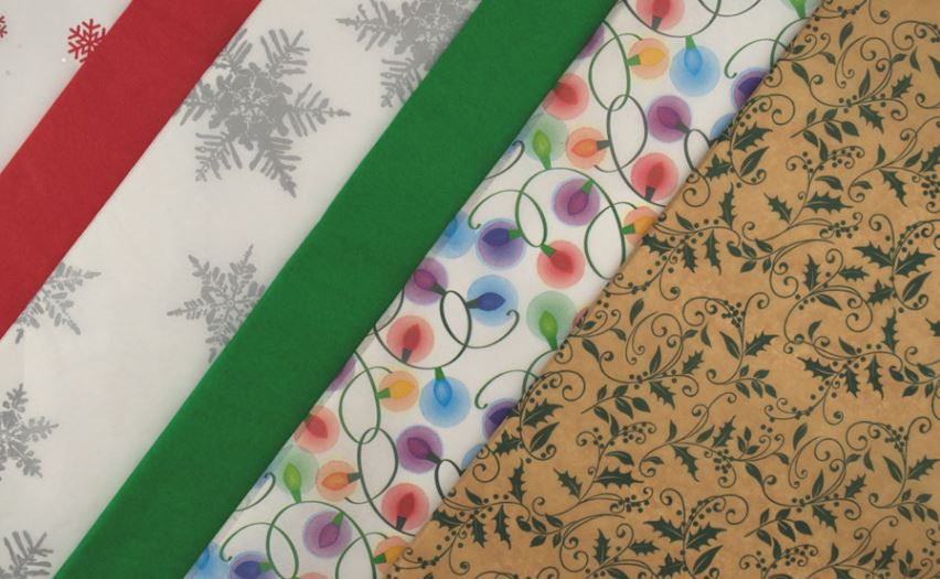 Holiday Theme Tissue Header
