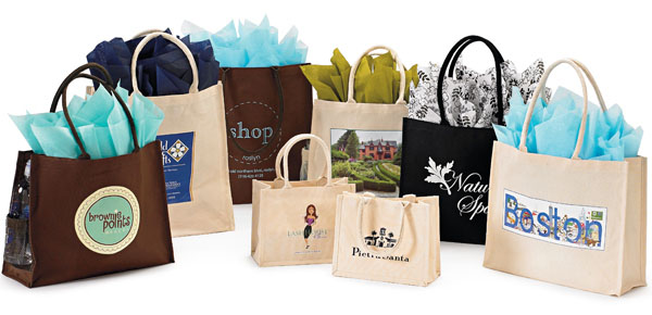 Natural Canvas Shopping Bags