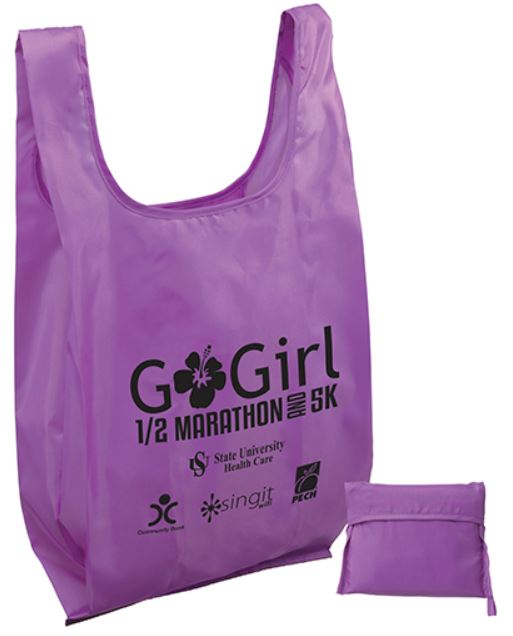 Polyester T-Shirt Bag w Pocket