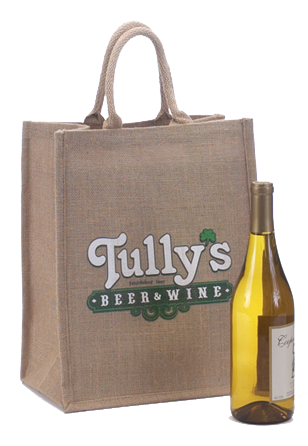 Customized Jute Wine Bag