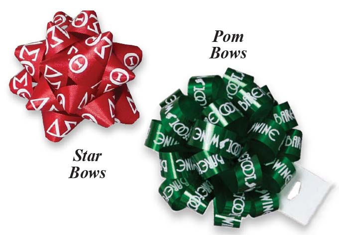 Custom Printed Star & Pom Pom