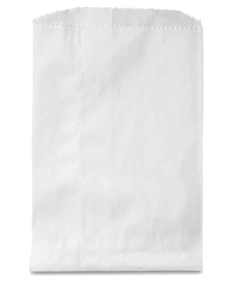 White Kraft Merchandise Bag