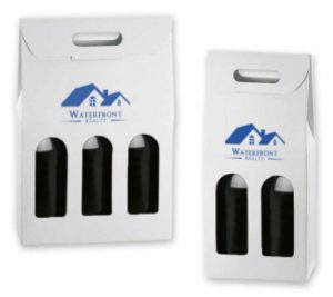 Smooth White Wine Box Carrier