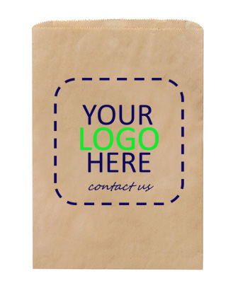 Kraft Merchandise Bag Single w Logo