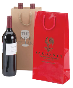 Custom Euro Wine Bottle Bags